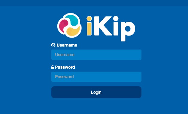 Screenshot of iKip Login screen. Click here to login to Kip Learn.